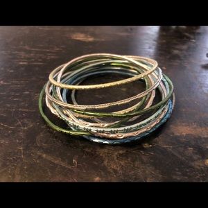 Metal bracelet stack